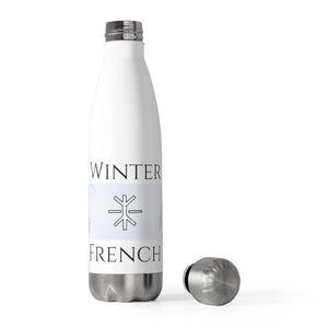 20oz Insulated Winter French Water Bottle